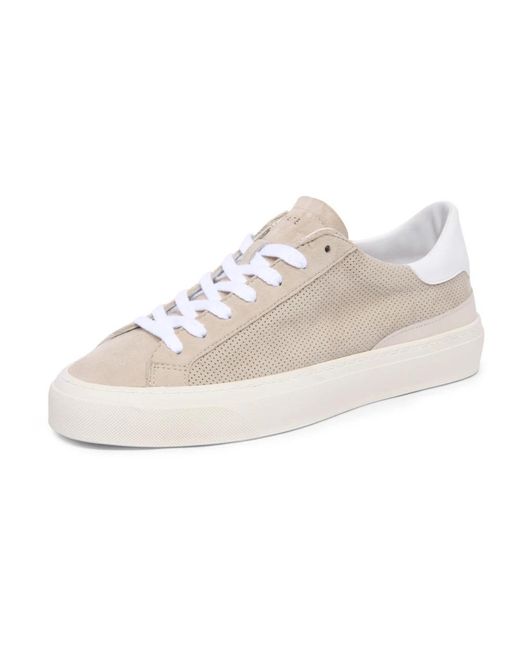 Date Schoenen ,Sonica Powder Sneakers in het White voor heren