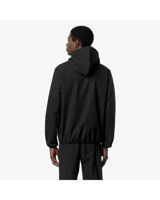 K-Way Black Light Jackets for men