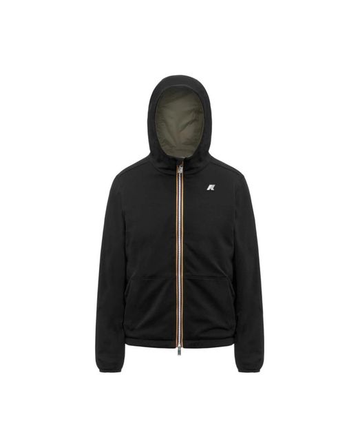 K-Way Jake Reversible Jacket in het Black voor heren