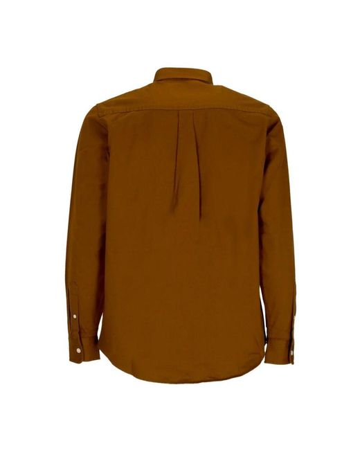 Carhartt Herren Langarmshirt L/S Madison Shirt Deep H Braun/Schwarz in Brown für Herren