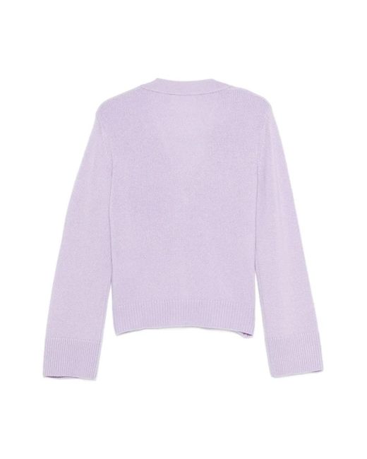 Lisa Yang Purple Cashmere Knitwear
