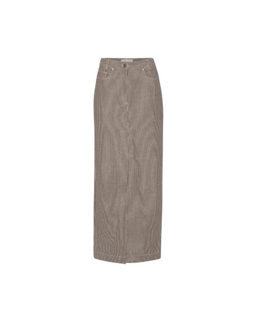 Maxi Skirts REMAIN Birger Christensen de color Brown