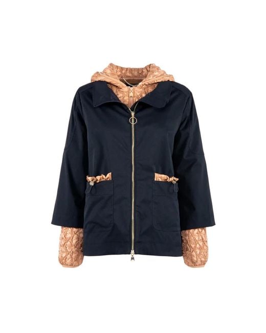 Nenette Blue Winter Jackets