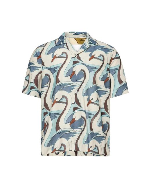 Paul Smith Blue Short Sleeve Shirts for men