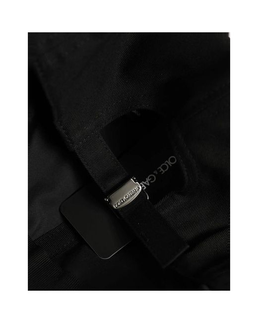 Dolce & Gabbana Black Baseball Cap