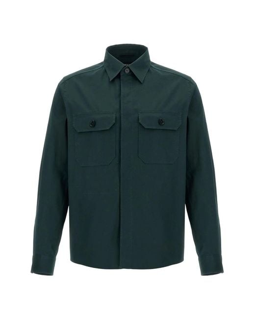 Casual Shirts di Zegna in Green da Uomo