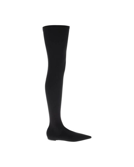 Dolce & Gabbana Black Over-Knee Boots