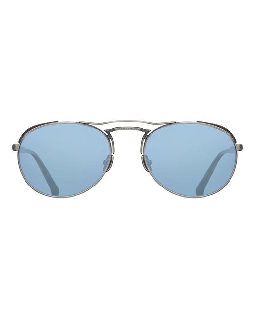Matsuda Antique silver/cobalt blue sunglasses