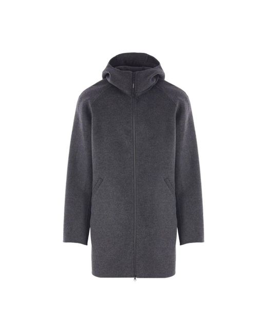 Aspesi Gray Single-Breasted Coats for men