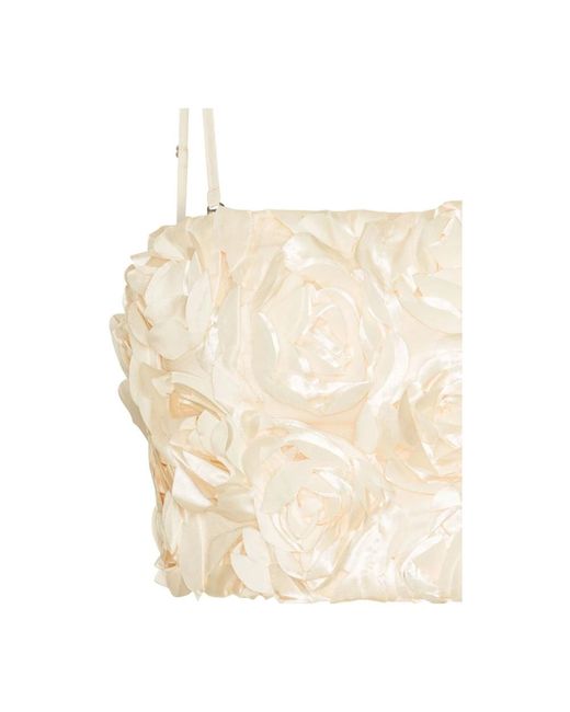 ROTATE BIRGER CHRISTENSEN Natural Stilvolles Bianco Oberteil Aw25