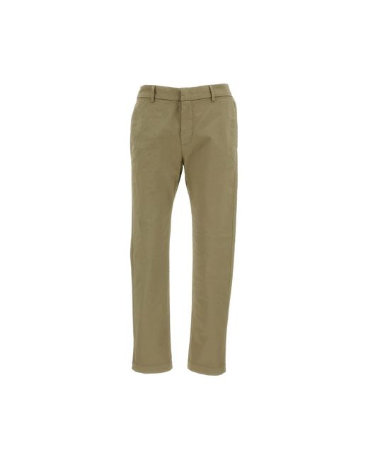 Barena Green Straight Trousers for men