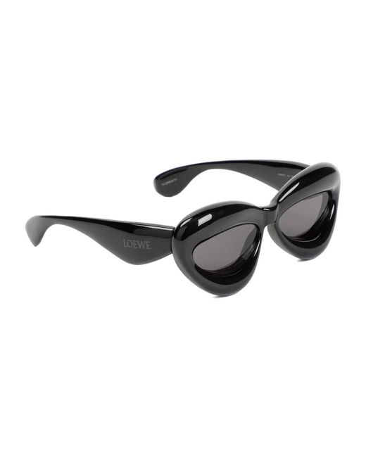 Loewe Black Schwarze cateye sonnenbrille ss24
