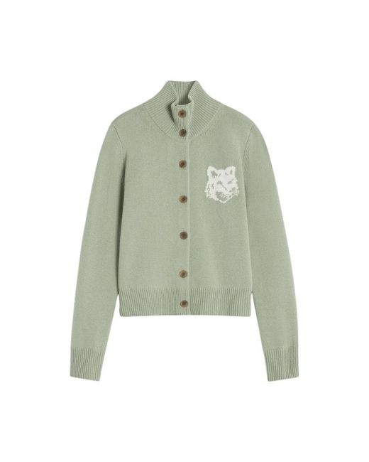 Cardigans Maison Kitsuné de color Green