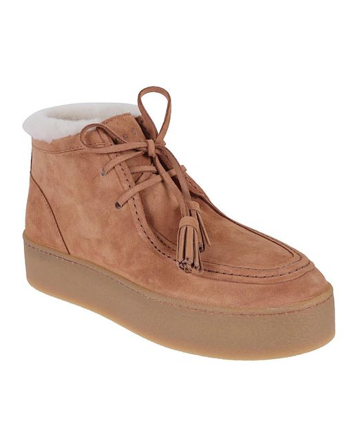 Hogan Brown Winter Boots