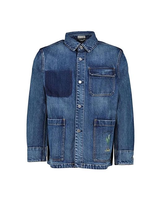 Dior Blue Denim Jackets for men
