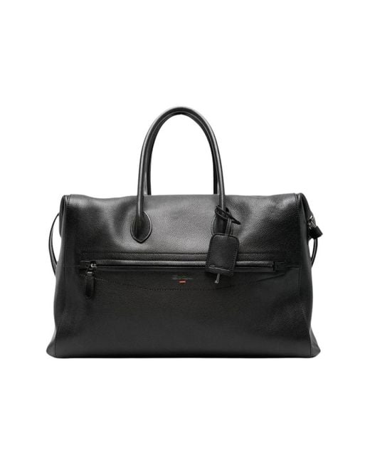 Santoni Black Weekend Bags for men