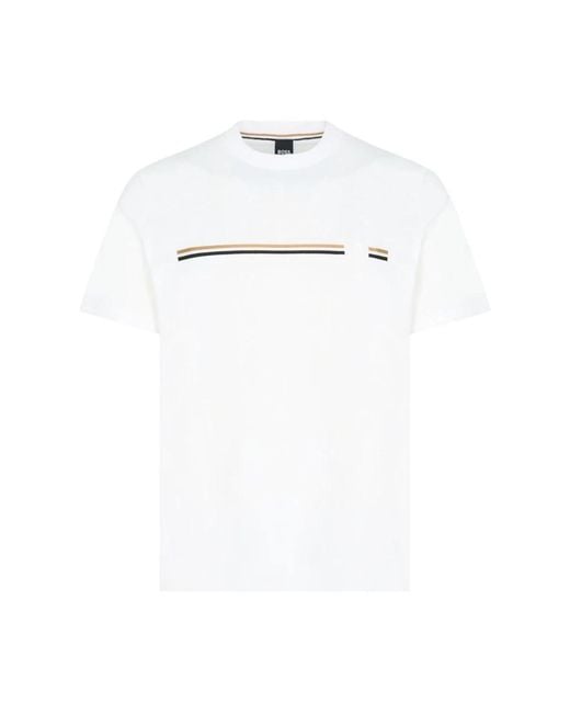 Boss White T-Shirts for men