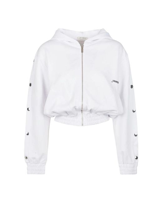 hinnominate White Zip-Throughs