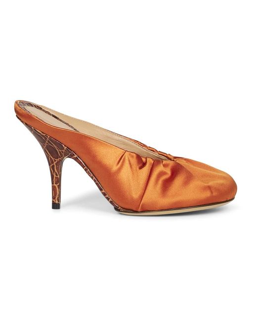 Dries Van Noten Brown Heeled Mules