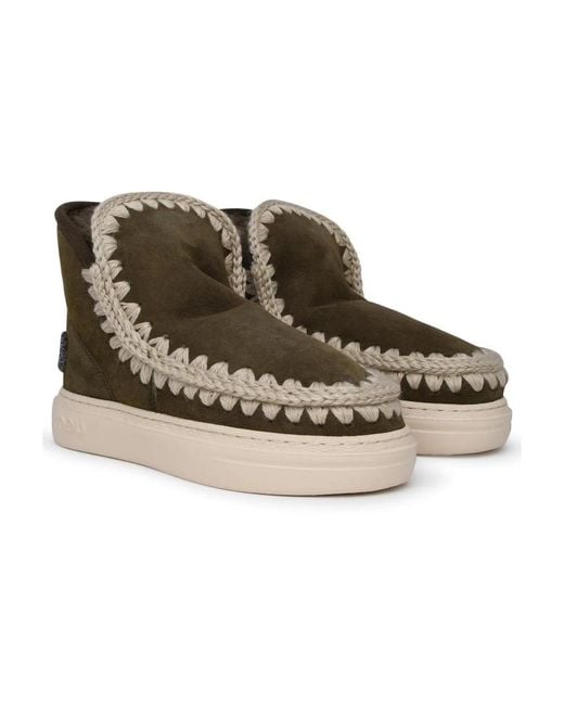Mou Brown Winter Boots