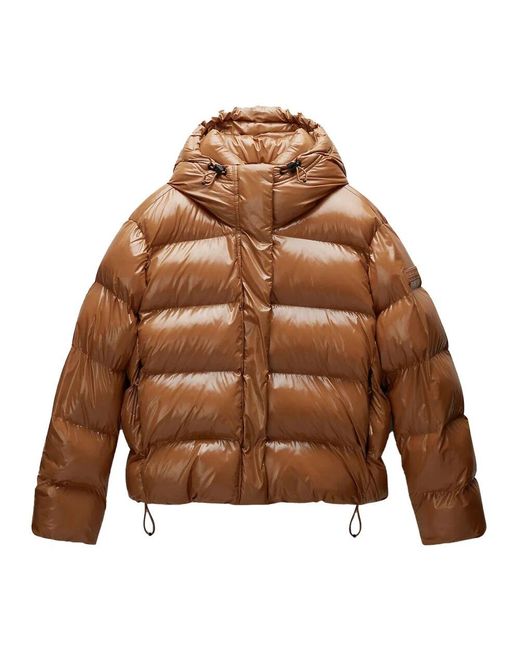 Napapijri Brown Down Jackets