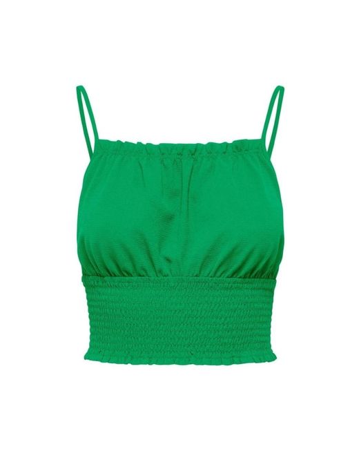 Sleeveless Tops ONLY de color Green