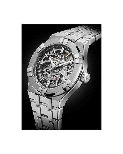 Maurice Lacroix Aikon Automatic Skeleton in het Metallic voor heren