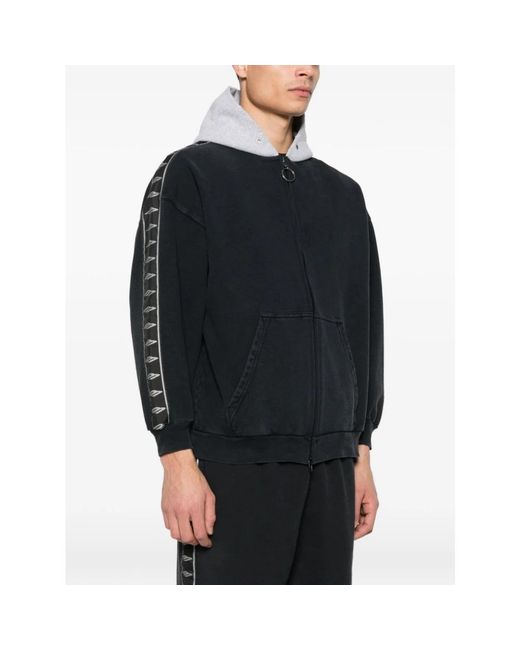 Balenciaga Black Zip-Throughs for men