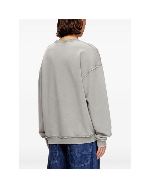 DIESEL Gray Sweatshirts for men