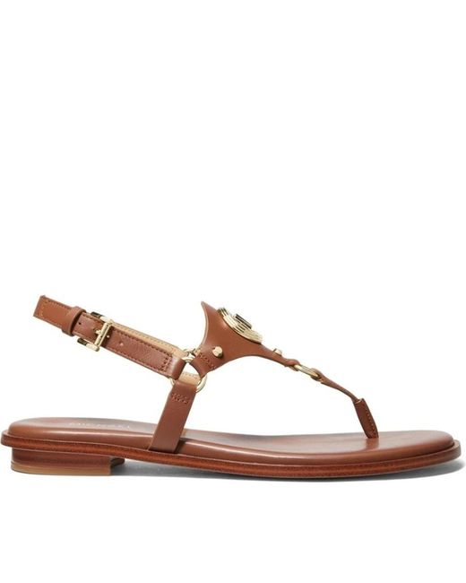 Shoes > sandals > flat sandals Michael Kors en coloris Brown