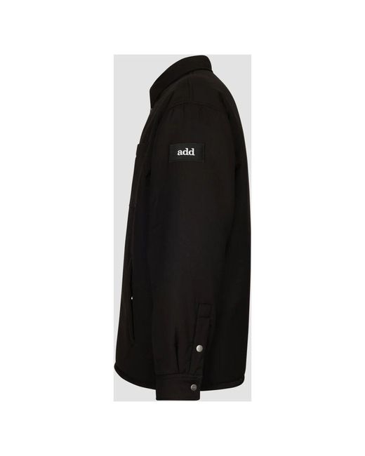Add Oversize-hemd aus tecnoflanell in Black für Herren