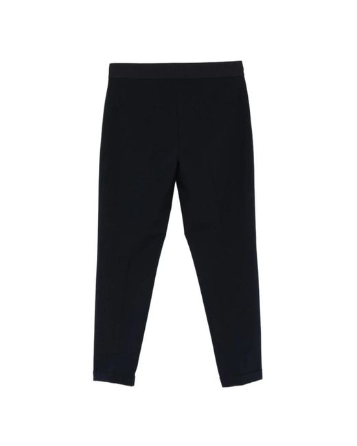 Cambio Blue Straight Trousers