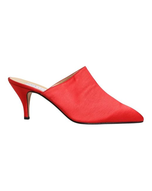 Dolce & Gabbana Red Heeled Mules