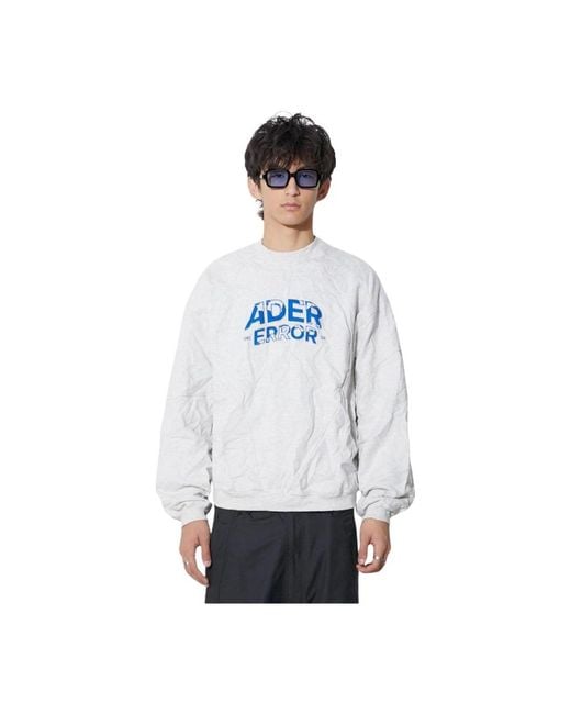 Adererror Sweatshirts in het White voor heren