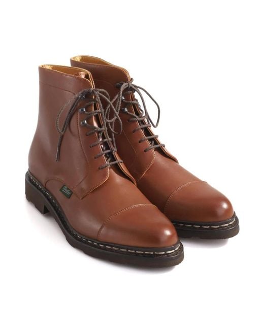 Paraboot Brown Lace-Up Boots