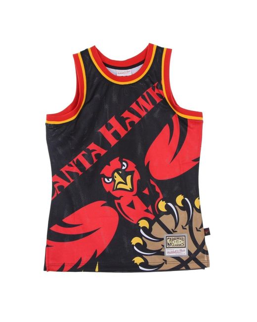 Mitchell & Ness Fitness ,Veelkleurig ,Polyester Nba Basketball Tank Top Hardwood Classics in het Red voor heren