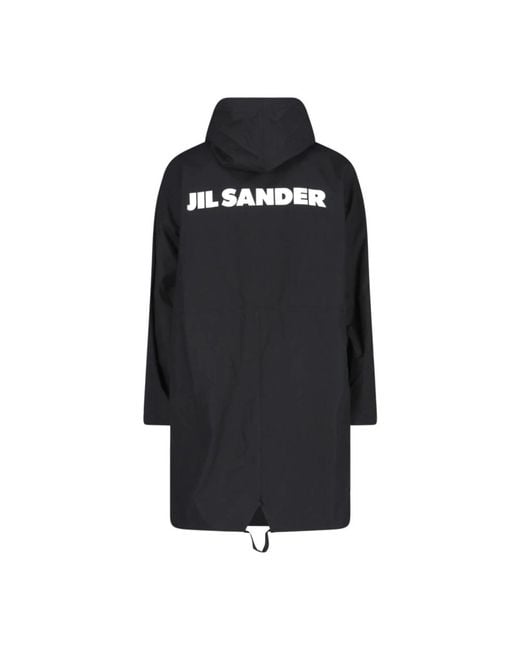 Jil Sander Black Rain Jackets for men