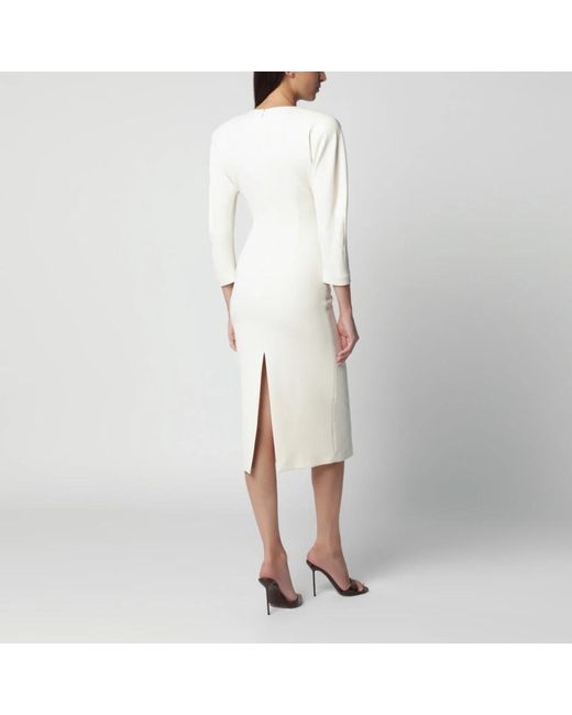 Midi Dresses ANDAMANE de color White
