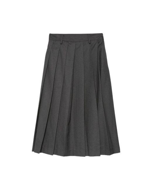 DUNST Midi Skirts in het Gray