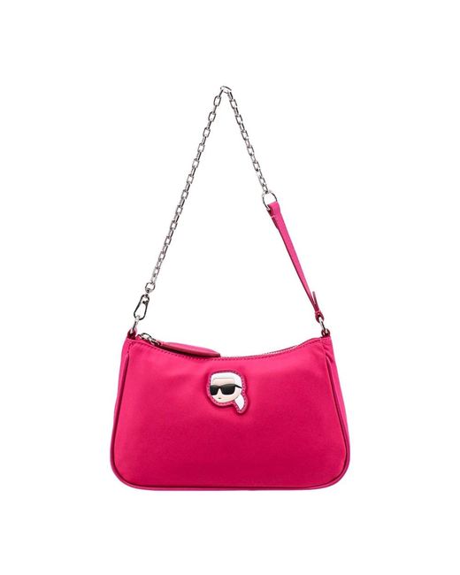 Karl Lagerfeld Pink Shoulder Bags