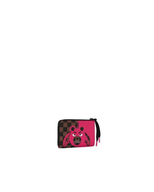 Sprayground Red Bear Shark Wallet