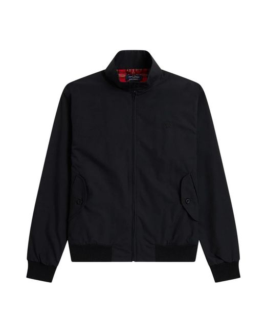 Fred Perry Black Light Jackets for men