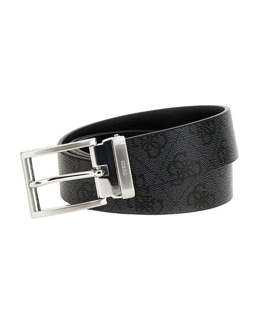 Guess Black Belts for men