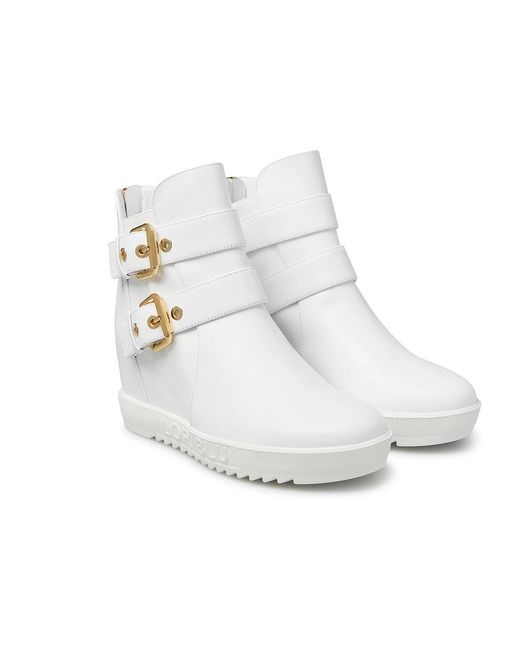 Loriblu White Inner Platform Sneakers