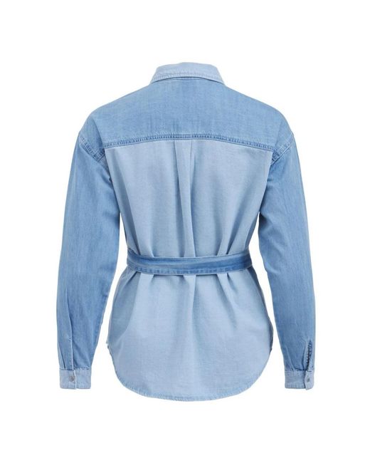 Vila Blue Denim Shirts