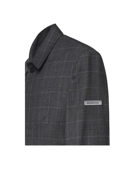 Balenciaga Black Light Jackets for men