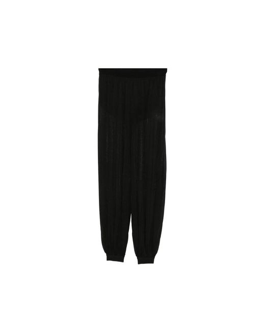 Cropped Trousers Jonathan Simkhai de color Black