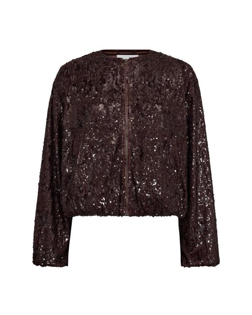 co'couture Jassen ,Bruin ,Blouses in het Brown