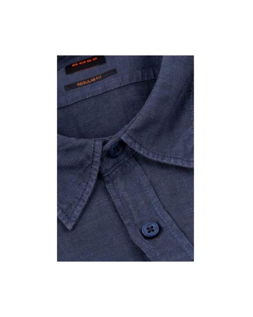 Boss Blue Casual Shirts for men