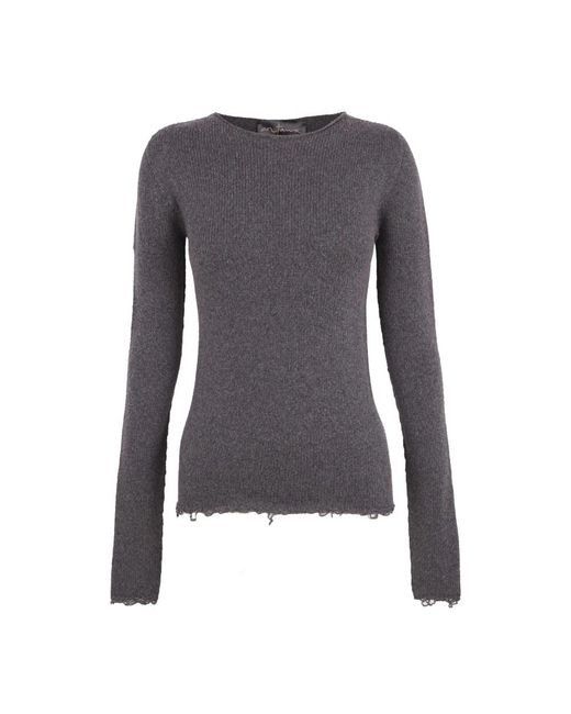 Cortana Blue Round-Neck Knitwear